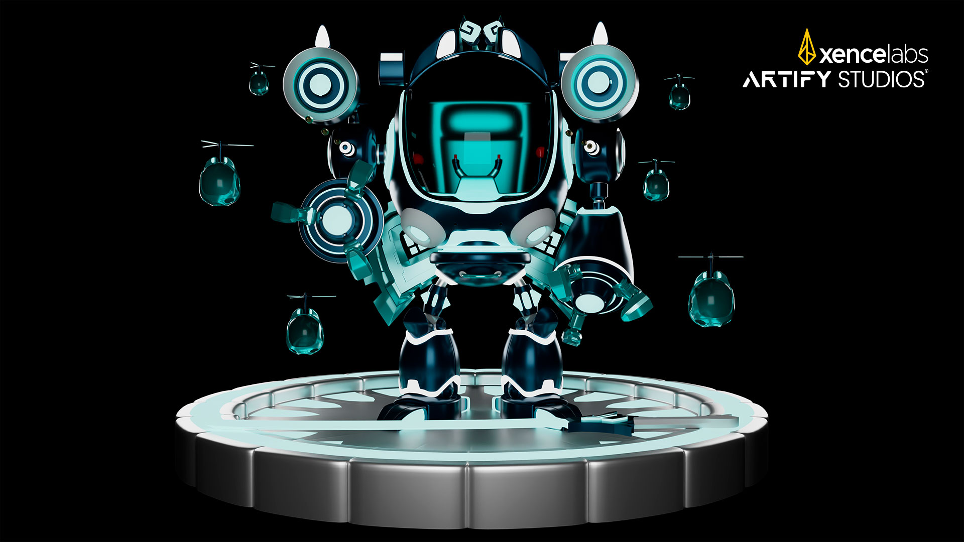 Robot metalizado
